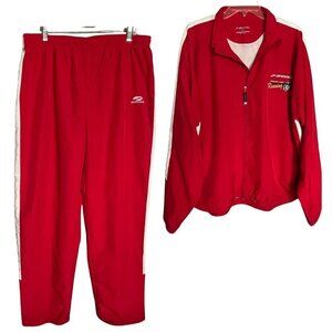 Brooks Marine Corps Red Track Suit Size XL